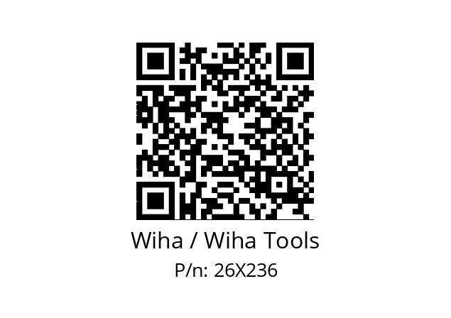   Wiha / Wiha Tools 26X236