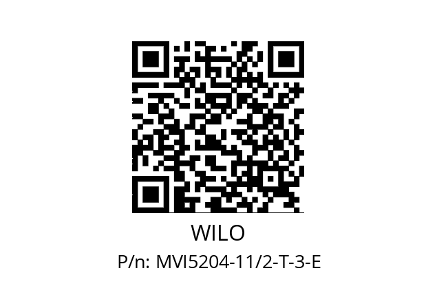   WILO MVI5204-11/2-T-3-E