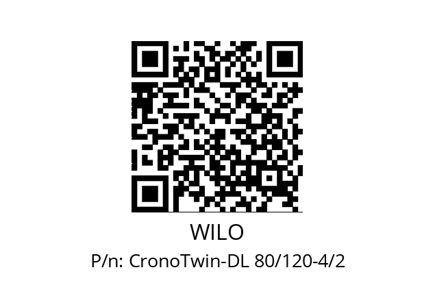   WILO CronoTwin-DL 80/120-4/2