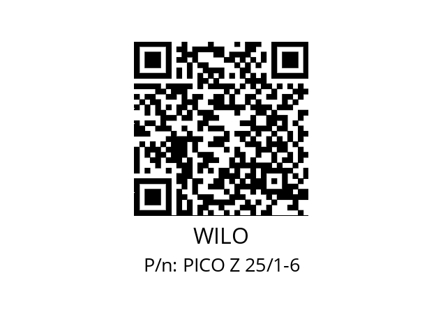   WILO PICO Z 25/1-6