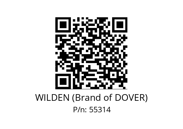   WILDEN (Brand of DOVER) 55314