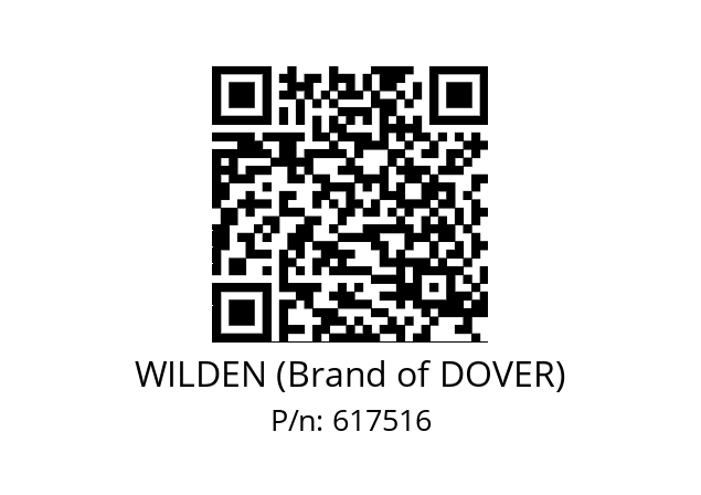   WILDEN (Brand of DOVER) 617516