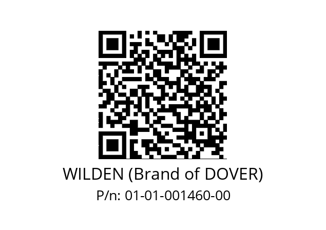   WILDEN (Brand of DOVER) 01-01-001460-00