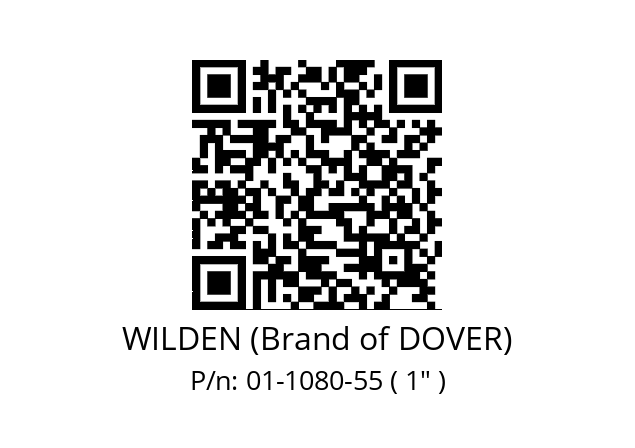   WILDEN (Brand of DOVER) 01-1080-55 ( 1" )