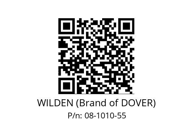   WILDEN (Brand of DOVER) 08-1010-55