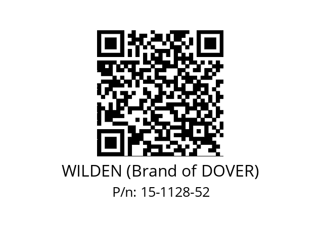   WILDEN (Brand of DOVER) 15-1128-52