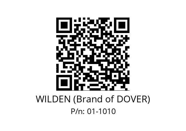   WILDEN (Brand of DOVER) 01-1010