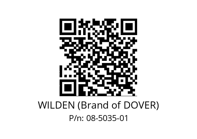   WILDEN (Brand of DOVER) 08-5035-01