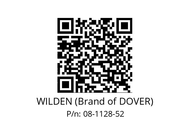   WILDEN (Brand of DOVER) 08-1128-52