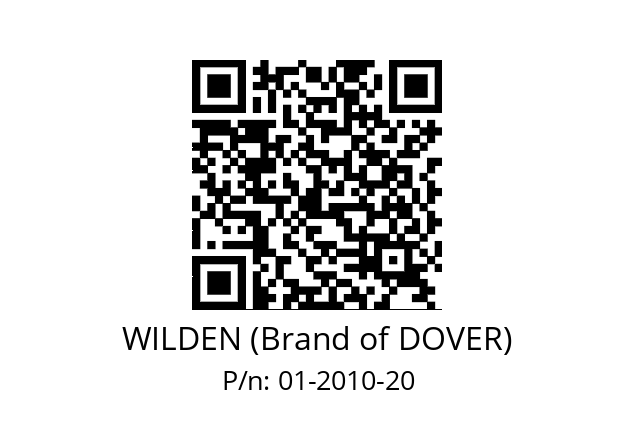   WILDEN (Brand of DOVER) 01-2010-20