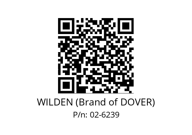   WILDEN (Brand of DOVER) 02-6239