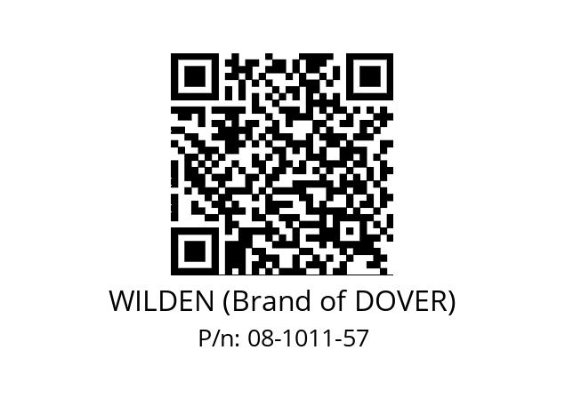   WILDEN (Brand of DOVER) 08-1011-57