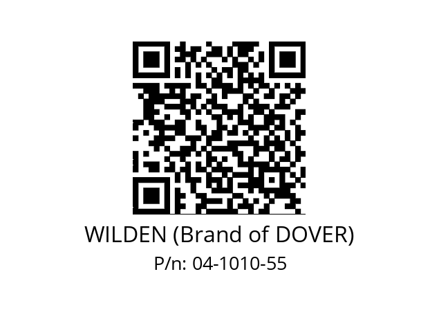   WILDEN (Brand of DOVER) 04-1010-55