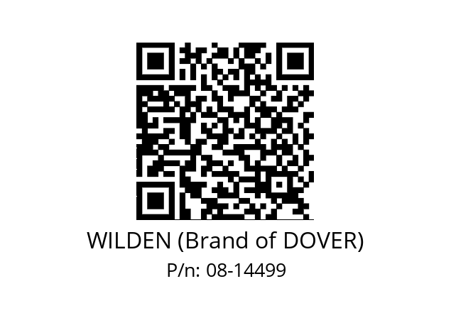   WILDEN (Brand of DOVER) 08-14499