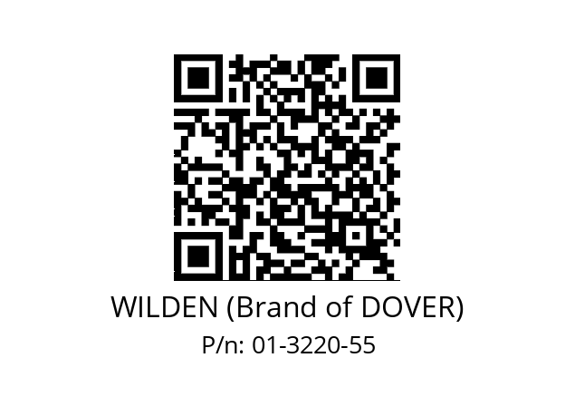   WILDEN (Brand of DOVER) 01-3220-55