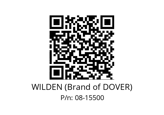   WILDEN (Brand of DOVER) 08-15500