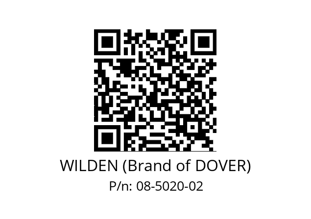   WILDEN (Brand of DOVER) 08-5020-02