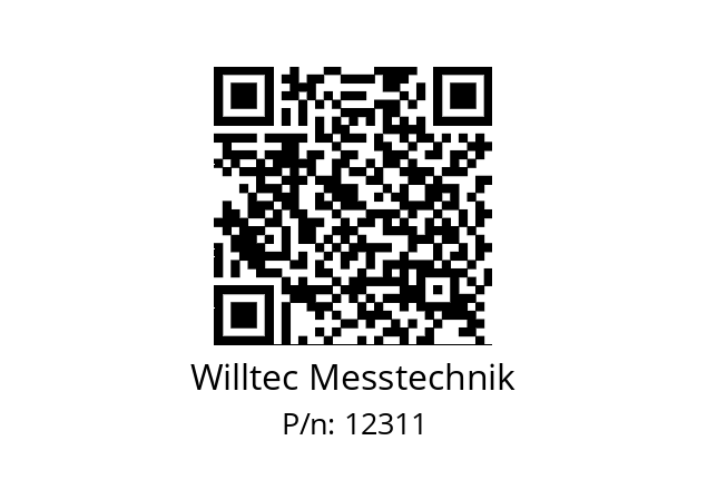   Willtec Messtechnik 12311