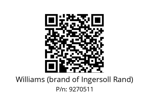   Williams (brand of Ingersoll Rand) 9270511