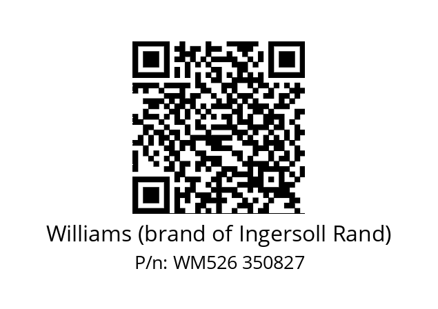   Williams (brand of Ingersoll Rand) WM526 350827