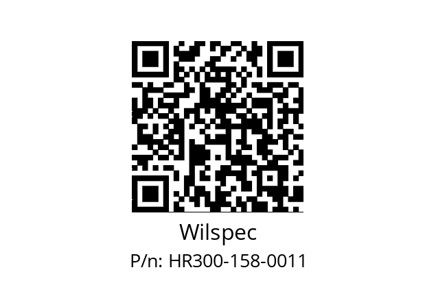   Wilspec HR300-158-0011