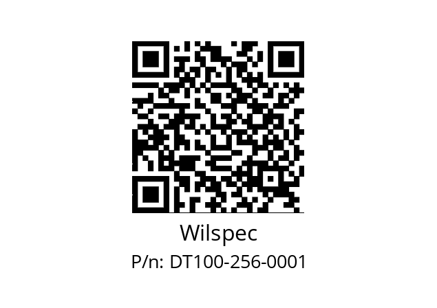   Wilspec DT100-256-0001