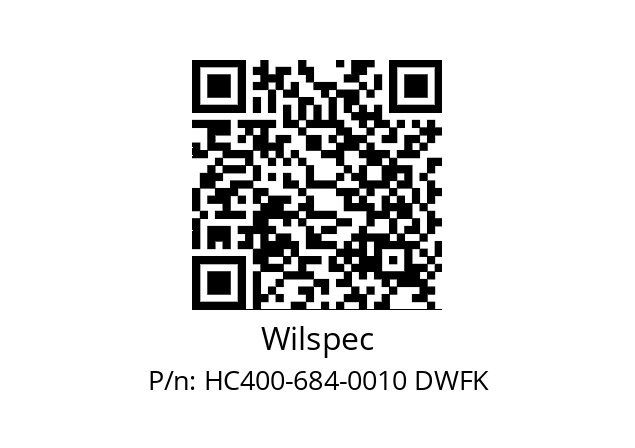   Wilspec HC400-684-0010 DWFK