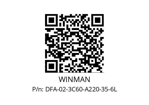   WINMAN DFA-02-3C60-A220-35-6L