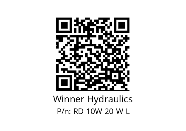   Winner Hydraulics RD-10W-20-W-L