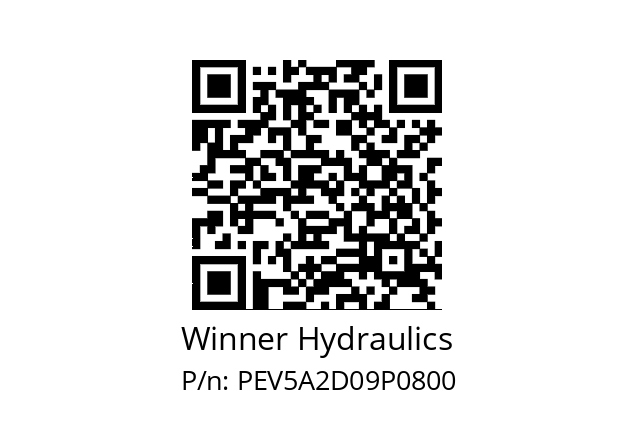   Winner Hydraulics PEV5A2D09P0800