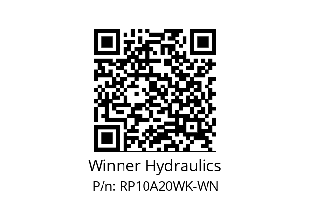   Winner Hydraulics RP10A20WK-WN