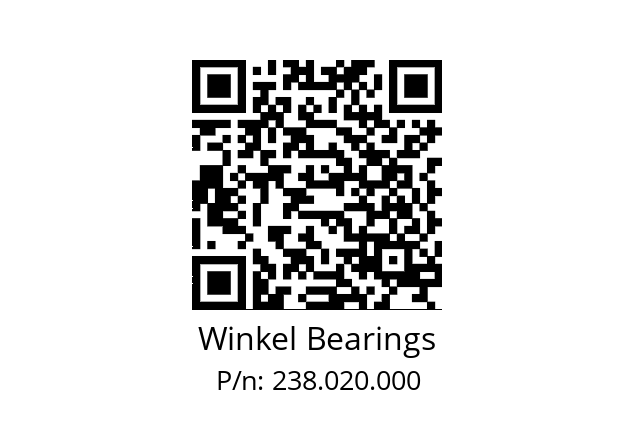   Winkel Bearings 238.020.000