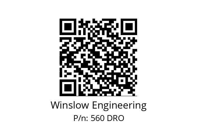   Winslow Engineering 560 DRO