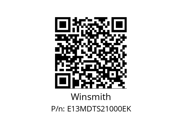   Winsmith E13MDTS21000EK