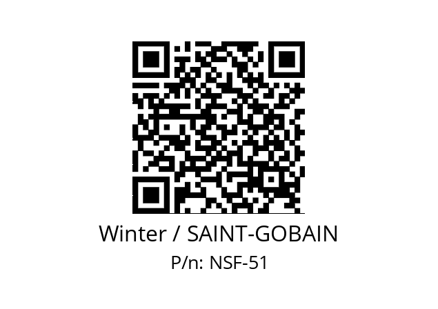   Winter / SAINT-GOBAIN NSF-51