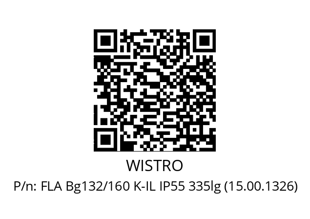   WISTRO FLA Bg132/160 K-IL IP55 335lg (15.00.1326)