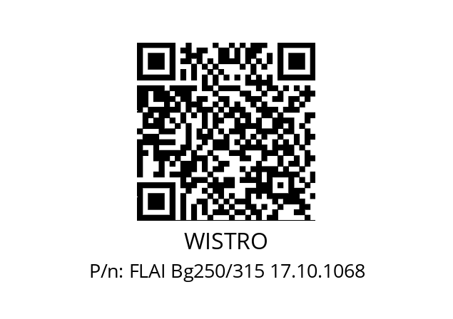   WISTRO FLAI Bg250/315 17.10.1068