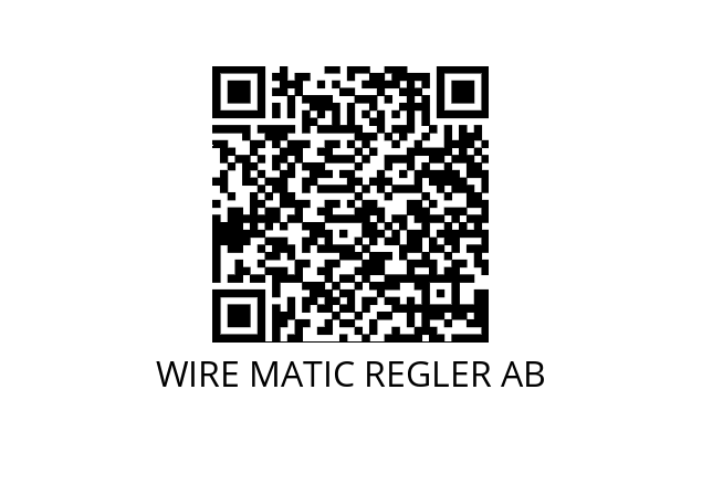  23HDA01217 WIRE MATIC REGLER AB 