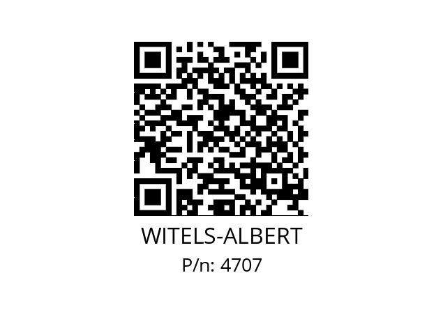   WITELS-ALBERT 4707