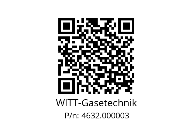   WITT-Gasetechnik 4632.000003