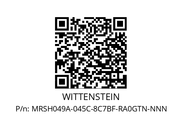   WITTENSTEIN MRSH049A-045C-8C7BF-RA0GTN-NNN