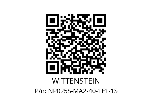   WITTENSTEIN NP025S-MA2-40-1E1-1S