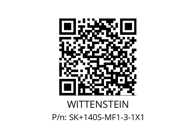   WITTENSTEIN SK+140S-MF1-3-1X1