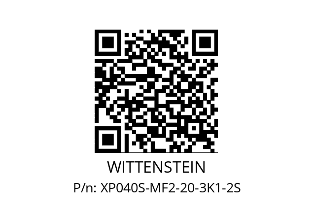   WITTENSTEIN XP040S-MF2-20-3K1-2S