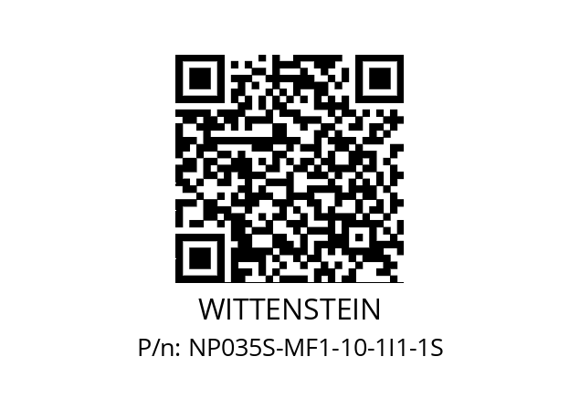   WITTENSTEIN NP035S-MF1-10-1I1-1S