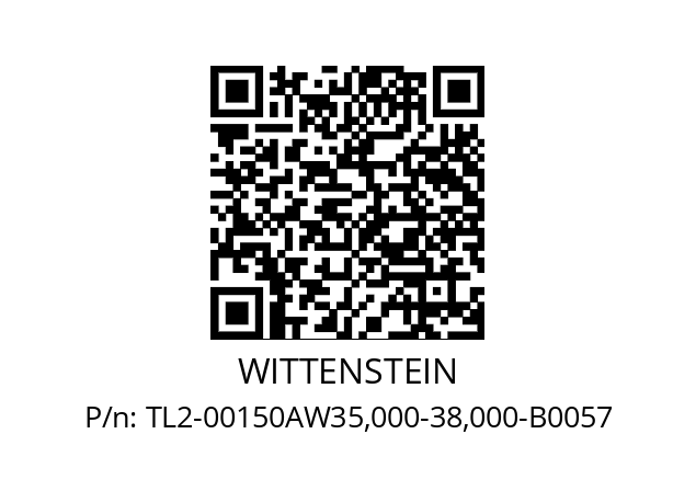   WITTENSTEIN TL2-00150AW35,000-38,000-B0057