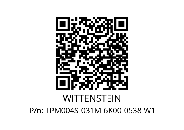   WITTENSTEIN TPM004S-031M-6K00-0538-W1