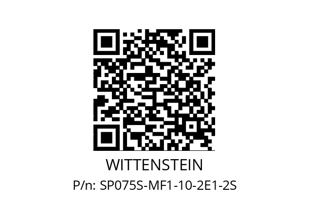   WITTENSTEIN SP075S-MF1-10-2E1-2S