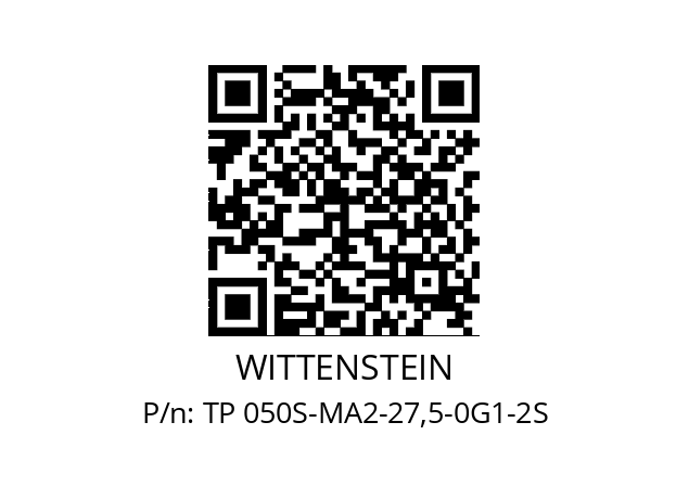   WITTENSTEIN TP 050S-MA2-27,5-0G1-2S