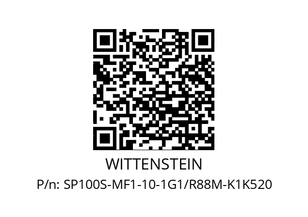   WITTENSTEIN SP100S-MF1-10-1G1/R88M-K1K520